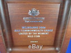 2006 Jeux De Melbourne 30 $ Une Kilo Belle Pièce D'argent Dans La Boîte Superbe Jarrah. Achète-le