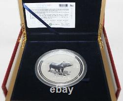 2007 Australie Lunar I Year Of The Pig 1 Kilo KG Silver Coin 30 $ Perth Mint