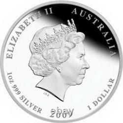 2009 1 Kilo Argent KG Année Lunaire Ox Proof Perth Mint Australie Capsule Ronde