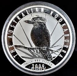 2009 1 Kilo Australian Kookaburra 30 $ Pièce D'argent