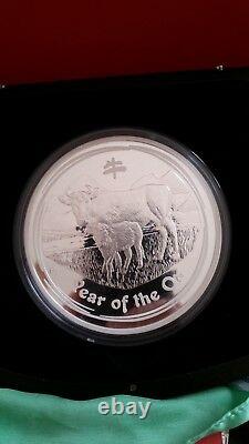 2009 Australie 1 Kilo D'argent Année De La Preuve Ox (série Ii)