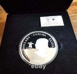 2009 Canada 250 $ pièce en argent kilo Jeux Olympiques Survivre à l'inondation - boîte et certificat d'authenticité