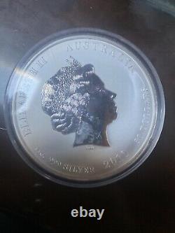 2010 1 Kilo Argent Année Du Tigre Coin. 999 1 Kg, 32 Oz, Perth Mint Lunar