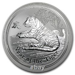 2010 Australie 1/2 kilo Argent Tigre BE (Série II)