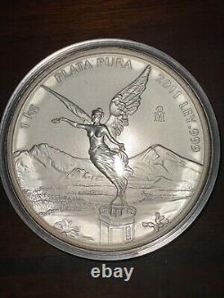 2011 Libertad 1kilo. 999 Fine Silver Coin