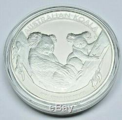 2011 P Australie 1 Kilo 32,15 Troy Onces. 999 Argent Koala 30 $ Mint Capsule