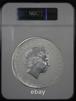 2011-P Australie $30 Argent Koala 1 Kilo NGC MS-69