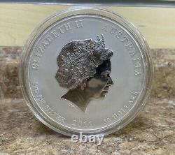 2011 Perth Mint Australia Lunar Series Année Du Lapin 30 $ 1 Kilo. 999 Argent