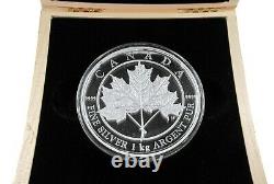 2012 250 $ Feuille D’érable Forever 1 Kilo. 9999 Fine Silver Coin Monnaie Royale Canadienne