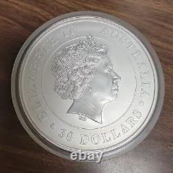 2012 Australie $30, 1 Kilo, pièce en argent 999 avec un koala australien