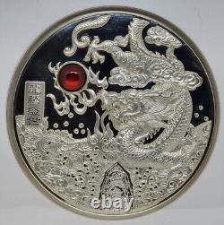 2012 Calendrier Lunaire Chinois Année Du Dragon Kilo 32.15oz 999 Ngc Pf62 Top Pop