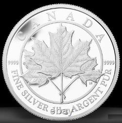 2012 Canada Maple Leaf Forever Proof Silver Kilo Coin. 9999 Pur