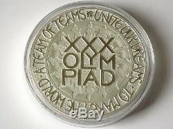 2012 De Jeux Olympiques De Londres 500 Pound Preuve D'argent Kilo Coin En Boîte