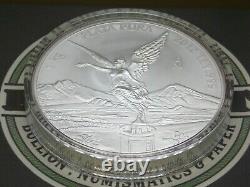 2012 Mexique 1 Kilo 1kg. 999 Argent Fine Bu Libertad Coin (bu) Bullion Capsule Rw