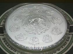 2012 Mexique 1 Kilo 1kg. 999 Argent Fine Bu Libertad Coin (bu) Bullion Capsule Rw