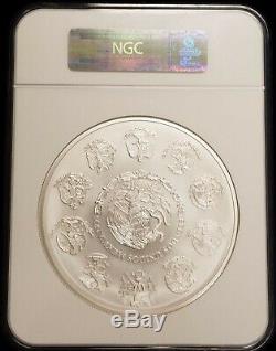 2012 Mexique 1 Kilo Kilogramme Libertad Silver Coin Ngc Ms70
