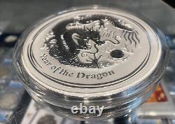 2012 P Silver Australia 32.15ozs KG 30 Kilo Année De La Coine De Dragon