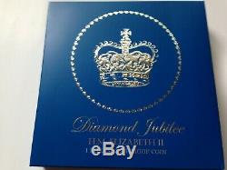 2012 Sa Majesté La Reine Elizabeth II Du Jubilé De Diamant 1 Kilo Silver Proof Coin