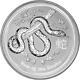 2013 1 Kilo Argent Kg Année Lunaire De Snake Perth Mint Australia Capsule Ronde