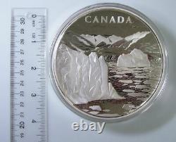 2013 250 $ 1 Kilo 99,99% Pure Arctic Paysage Canadien Pièce Du Canada Argent