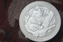 2013 Australie 1 Kilo Argent Koala Mint Condition 32,15 Troy Ounce 99,99% Fin