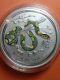 2013 Australie Année Lunaire Du Serpent 1 Kilo Argent Colorisation Coin