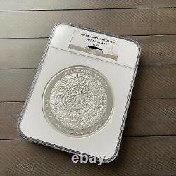 2013 Mexique 1 Kilo Argent Aztèque Calendrier Pl-70 Ngc