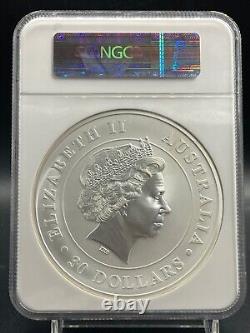 2013-p Australie Argent Koala 1 Kilo S$30 Ngc Ms69 32.15 Oz