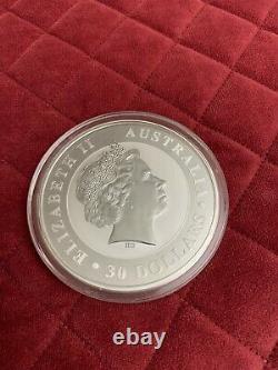2014 Australienne Kookaburra Kilo. 999 Monnaie Perthe D'argent