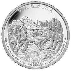 2014 Canada 250 $ Argent Kilo Bataille de Lundy's Lane Guerre de 1812