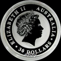 2014 P Argent Australie 32,15 Kilo KG Kookaburra Coin Capsule