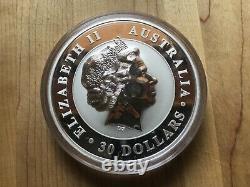 2014 Pièce D'argent Fine Kookaburra Kilo 999 Australienne