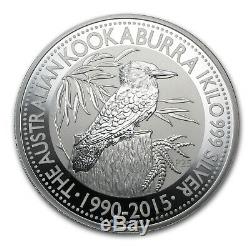2015 Australie 1 Kilo D'argent Kookaburra Bu Sku # 84447