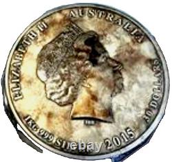 2015 Australie 1 kilo d'argent Lunar Goat BU. 999 ARGENT 30 DOLLAR PIECE