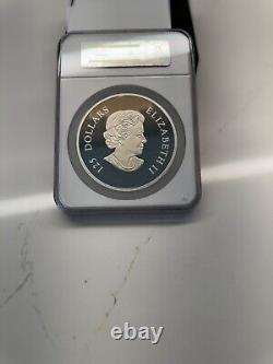 2015 Canada 1/2 Kilo Argent Growling Cougar 125 $ NGC PF70 Ultra Cameo