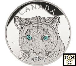 2015 Kilo'in Les Yeux Du Cougar ' 250 $ Silver Coin. 9999 Fine (nt) (16975)
