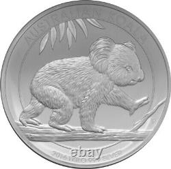 2016 Argent Koala 30 $ 1 Kilo Koala Prooflike Coin 32.15 Oz Dans La Gélule