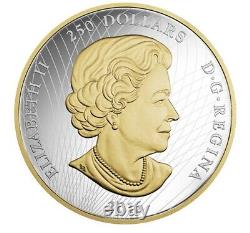 2016 Canada Les Armoiries Du Canada 1kg Un Kilo Fine Silver Proof 250$ Coin Box/coa