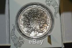 2016 Cook Island 50 $ 12 Dieux De L'olympe 3d 1 Kilo. 999 Argent Coin Antiqued