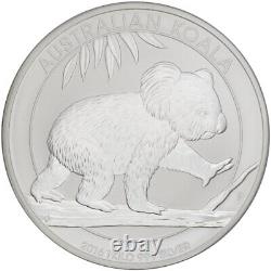 2016-P Australie $30 Koala Kilo. Pièce en argent fin 999 BU