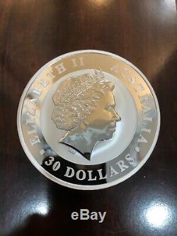 2017 Australie 1 Kilo D'argent Kookaburra Bu (rares!) Perth Mint Capsule