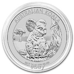 2017 Australie 1 kilo Argent Koala BU