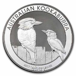 2017 Australie 1 kilo Argent Kookaburra Épreuve (endommagé)