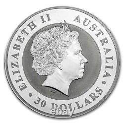 2017 Australie 1 kilo Argent Kookaburra Épreuve (endommagé)