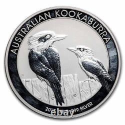 2017 Australie 1 kilo Argent Kookaburra Épreuve (endommagé)