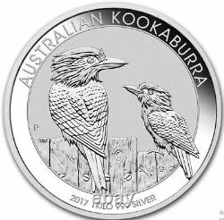 2017 Australie 30 $ Kookaburra 1 Kilo. 999 Pièce En Argent Fin