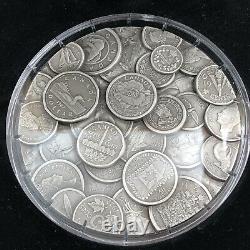 2017 Canada 1 Kilo Collection De Pièces De 250 $. 999 Fine Silver Coin Avec Box & Coa Rare