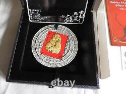 2018 Médaille De Pièce De Monnaie De Singe D'argent De Chine 1 Kilo (1 000gm) (non-panda) 3k Menthe