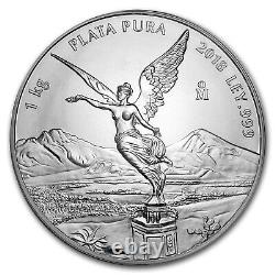 2018 Mexique 1 kilo Argent Libertad BU (sous capsule)