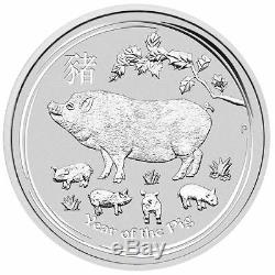 2019 Année De La Série Lunar Mint Pig Perth II 1 Kilo Silver Coin